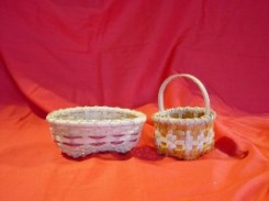 Learn to weave miniature baskets at a Vermont crafts school! There are many classes at Fletcher Farm School to choose from.