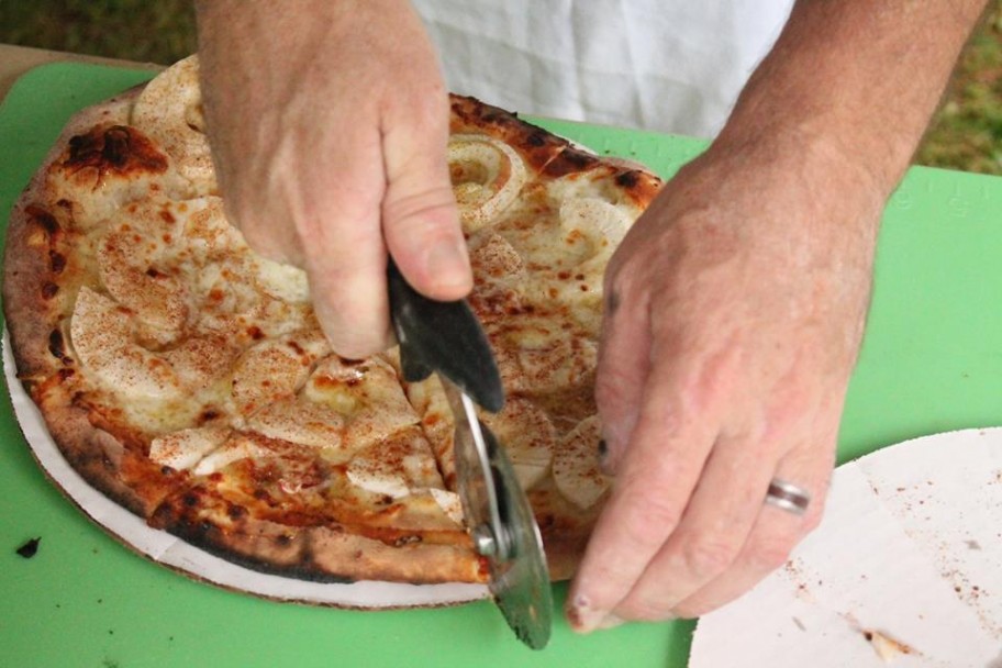 Goodman's American Pie honey pizza